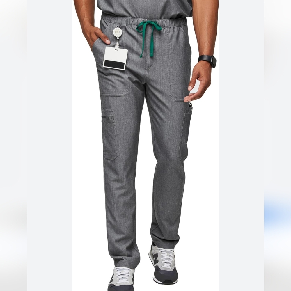 Figs Cairo Cargo Scrub‎ Pant for Men Size Medium